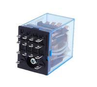 2PCS MY4 Relè for usi generali 4pdt, relè a 14 pin DC 12V/ 24V /110V 220V relè MY4 interruttore(AC,48V)
