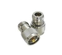 2Pcs N Femmina Jack A UHF PL259 PL-259 Spina Maschio Adattatore Coassiale RF Connettore