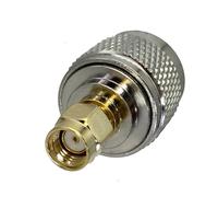 2Pcs N Spina Maschio A RP SMA Maschio Martinetti RF Adattatore Coassiale Terminali del Cavo del Connettore 50ohm