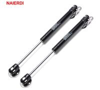 2PCS NAIERDI Porta Dell'armadio Molla A Gas Cerniere 6-15KG Armadio Da Cucina Cerniera Idraulica Puntone Coperchio Scatola di Supporto Ferramenta Per Mobili 8PCS Black 10KG (100N) (22LB)
