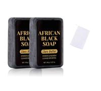 2PCS Natural Soap African Shower Soap Deep Cleansing Moisturizing Body Wash For Bathroom Shower Face And Body Cleaning