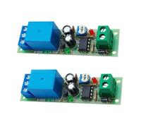 2PCS NE555 Timer DC12V Ritardo Regolabile da 0 a 60 Secondi con Stato LED