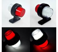 2pcs Neon Maxi Indicatore Laterale Luci LED Bianco Rosso 24V per Volvo di Man