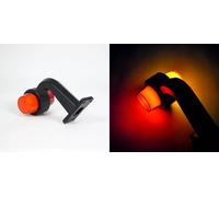 2pcs Neon Maxi Indicatore Laterale Luci LED Bianco Rosso 24V per Volvo Uomo