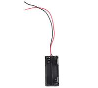 2pcs Nero 2-Strati 4 x 1,5 V AAA Batteria Box Supporto Case w Fili di Collegamento