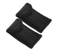 2pcs Nylon Cutter Pouch Nero Portatile Outdoor Storage | Manicotti robusti, design compatto, conservazione domestica e attività all'aperto, proteggono gli oggetti dagli agenti
