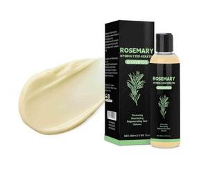 2PCS Organic Rosemary Shampoo for Hair Growth Natural Thickening & Strengthening Shampoo with Hydrolyzed Keratin Hair Care 200ml