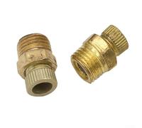 2pcs Ottone Compressore D'aria Valvola di Scarico Viti e Accessori Pompa Aria per Scarico per Resistente all'Erosione Scarico Acqua Dell'aria per Silenzioso Officina Strumenti Serbatoio