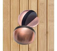 2pcs ovale incappucciato con cappuccio fermata in acciaio rotondo portiera