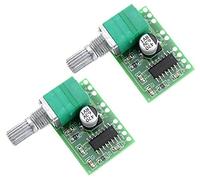 2pcs PAM8403 5V 2 Channel Digital Audio Amplifier with Potentionmeter Switch