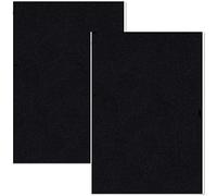 2Pcs Patch Di Riparazione In Lino,Toppe Per Riparazione Autoadesive In Lino Fine,Toppa Adesiva Per Lino Tessuti,Patch Di Adesivo Per Abbigliamento Di Lino,Vestiti,Divani,20x25cm,Nero