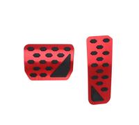 2Pcs Pedali Auto per Jeep Grand Cherokee 22-25, Acceleratore+Freno, Lega, Rosso