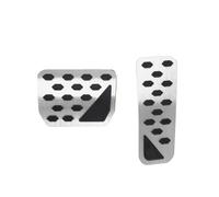 2Pcs Pedali Auto per Jeep Grand Cherokee 22-25, Argento, Lega Alluminio