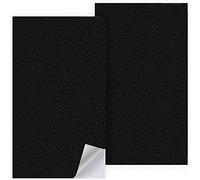 2pcs Pelle adesiva per riparazioni,Pelle adesiva,Ripara pelle auto,Pelle autoadesiva riparazioni,Riparazione pelle,Similpelle adesiva,Finta pelle adesiva,per Divani,Sedili Auto,Zaino(Nero,10×20cm)