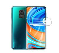 2Pcs Pellicola idrogel ad alta sensibilità per Xiaomi Redmi Note 9S / Note 9 Pro / Max 6.67inch Proteggi schermo in TPU trasparente morbido e flessibile impronta digitale Non vetro temperato