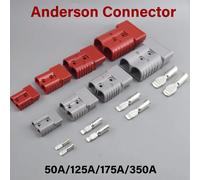 2PCS Per Anderson 50A 120A 175A 350A 600V Spina Cavo Terminale Kit Connettore di Alimentazione Della Batteria Spina Rapida connettore di ricarica della batteria