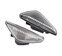 2PCS Per BMW Per X5 E70 Per X6 E71 E72 Per X3 F25 Fumo Dinamico Che Scorre LED Indicatore Laterale Luce Di Segnale Sequenziale Lampeggiante Lampada indicatori direzione(Dynamic Fullstar B)