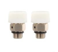 2Pcs per bsp Male Brass Radiator Air Vent Valve Manual 2Pcs per(1/8) | Manual operation, per bsp male thread, fits standard radiators, prevents air locks, efficient heating