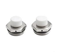 2Pcs per bsp Male Brass Radiator Air Vent Valve Manual 2Pcs per(3/4) | Manual operation, per bsp male thread, fits standard radiators, prevents air locks, efficient heating