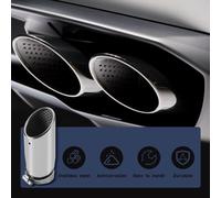 2Pcs per C180 Auto Silenziatore Marmitta Punta Acciaio Inox Tubo