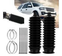 2PCS Per Componenti Sterzo Tirante Interno Boot Kit Silicone Rack Pignone Set