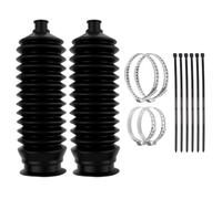 2PCS Per Componenti Sterzo Tirante Interno Boot Kit Silicone Rack Pignone Set