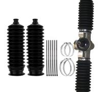 2PCS Per Componenti Sterzo Tirante Interno Boot Kit Silicone Rack Pignone Set
