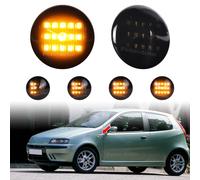 2PCS Per Fiat Punto 188 1999-2012 Doblo 2001-2005 LED Dinamico Ambra Indicatori di direzione Luci di posizione laterali