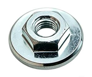2PCS Per M10 Adattatore Dado Esagonale per Piastra di Pressione su Per 100Type Angle Grinder Costruito da Lunga Vita 45 Materiale Acciaio
