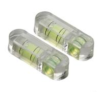 2Pcs per mini per livella a bolla bolla per precisione PTZ Camera Scope Gunsmith Strumento di allineamento verticale orizzontale 29x9x7mm