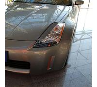 2Pcs Per Nissan 350Z Faro Palpebre Copertura, Fibra di Carbonio, 2003 2009, Aspetto Unico