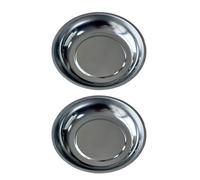 2pcs Per Parti Magnetiche Organizzatori Ciotole 3 Pollici 4 6 Vassoio In Acciaio Inossidabile Robusto Un Efficiente Supporto A Vite Magnetico La Gestione Degli Strumenti