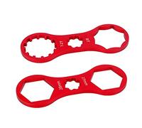 2pcs per Riparazione della Forcella Anteriore Bicicletta SR Suntour XCR/XCM/XCT/RST MTB Tappo forcelle Anteriore Rimuovere installare Chiave Inglese Bike Anteriore Rimozione Chiave Ammortizzatore