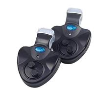 2pcs Pesca Morso Allarme Elettronico Indicatore LED Luce per Canna da Pesca con Suono