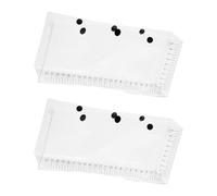 2pcs Pesce Trasparente Pesare Bag Container Pieghevole Osservazione dal vivo Chiusura a Scatto Rapido Esca Esterna Pesca Trasparente Pesare Contenitore Borsa