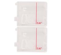 2pcs piastra di copertura della bobina pesante, ad alta precisione ad alta precisione ABS trasparente per la macchina da cucire 6800c 6700c 6600c, confidenza 7640 C7250 C7220 CE677