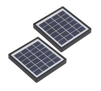 2pcs Piccole Cariche Solari 5W Porta USB Facile Trasporto Soluzione Energetica Ottimizzato Assorbimento della Luce Solare Attrezzatura Esterna per Escursionismo Dispositivo di Ricarica Solare per