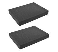 2PCS Pick Apart Foam for Toolbox Pre-Cutting Foam Insert High Density Shadow Foams 350x250x40mm