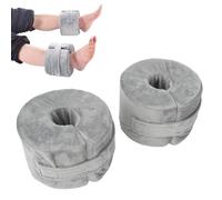 2pcs Piede Elevando Cuscino Protezione della Caviglia Supporto del Piede Cuscino Per Piaghe da Decubito Cuscino Dell'ulcera Cuscino del Piede Cuscino Dell'elevatore Cuscino del Tallone Grigio