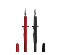 2PCS Pin di prova 1MM Punte della sonda di prova Connettore elettrico 4MM Spina a banana femmina Ago multimetro Q.30017