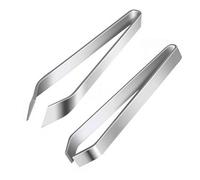 2Pcs Pinze per Lisca di Pesce, Pinzetta per Pesci in Acciaio Inox Professionale Pinzette da Cucina Pinza Leva Lische Adatto per La Rimozione di Ossa di Pesce Piume di Pollo