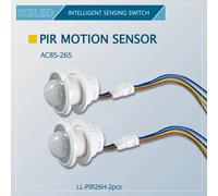2PCS PIR Rivelatore del Sensore di Movimento Smart Switch Casa Interno Esterno Luce A Infrarossi 110V 220V Modalità di Ritardo Regolare Interruttore di Illuminazione