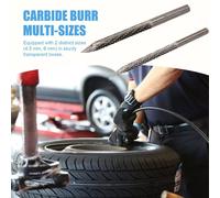 2pcs Pneumatici Punta 4.5/6mm Riparazione Frese IN Carburo da Trapano Toppe