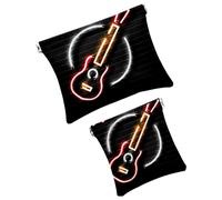 2PCS Pocket Cosmetic Bag, Borsa cosmetica impermeabile in pelle portatile Mini Travel Makeup Bag No Zipper Self-Closing Cosmetic Bag per le donne, Multicolore 01, 7.1x5.8 inch/4.7x4.5 inch