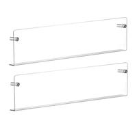 2pcs Porta della rivista acrilica, supporto da parete di brochure da 16 pollici, monte a parete, in letteratura di libreria sospesa per casa offcie