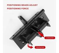 2Pcs Porta più Vicina 90 Gradi Posizionamento Cerniera Staccabile Molla Enduring