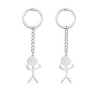 2Pcs Portachiavi dito medio
