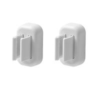2PCS Portaspazzolino da denti montato a parete, organizzatore di spazzolino elettrico autoadesivo per bagno, supporto multifunzione impermeabile per dormitorio, armadio (bianco)