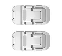 2Pcs Portatile Laptop Riser Lega di Alluminio Pieghevole Stand Elevatore Per Scrivania Con Piedi Adesivi Rialzi Ergonomici Del Computer Portatile