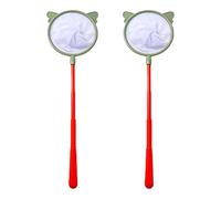 2Pcs Portatile Rete Da Pesca Piccola Retrattile Manico Lungo Dip Net Acquari Acquari Gamberetti Piscina Strumento di Pulizia Acquari Acquari Pesce Filtro Gamberetti